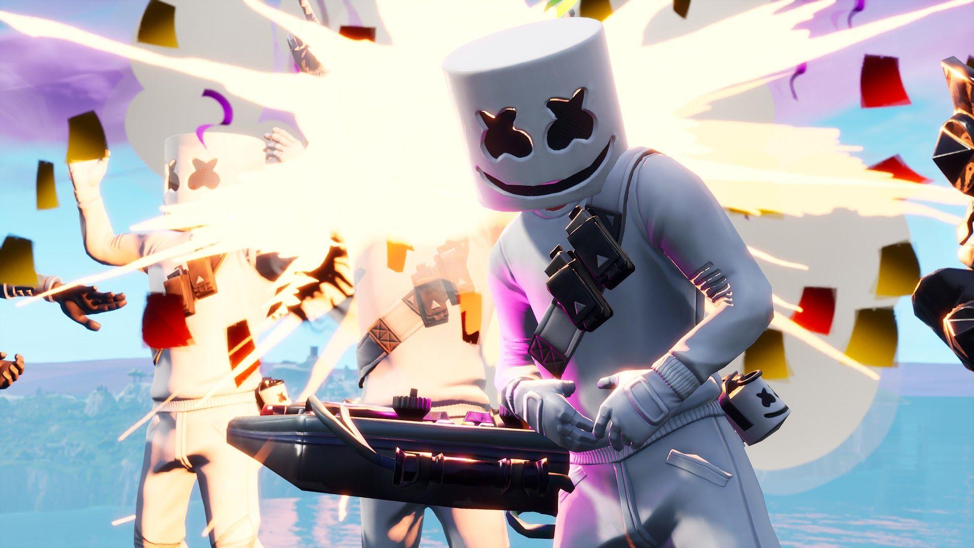 1920x1080 Marshmello Fortnite Skin Details + Wallpaper