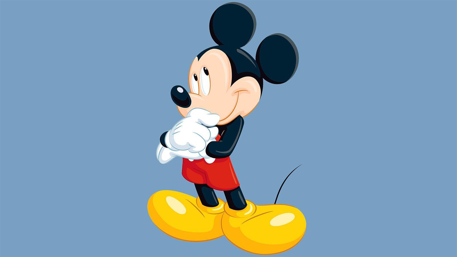 1600x900 Mickey Mouse from above is