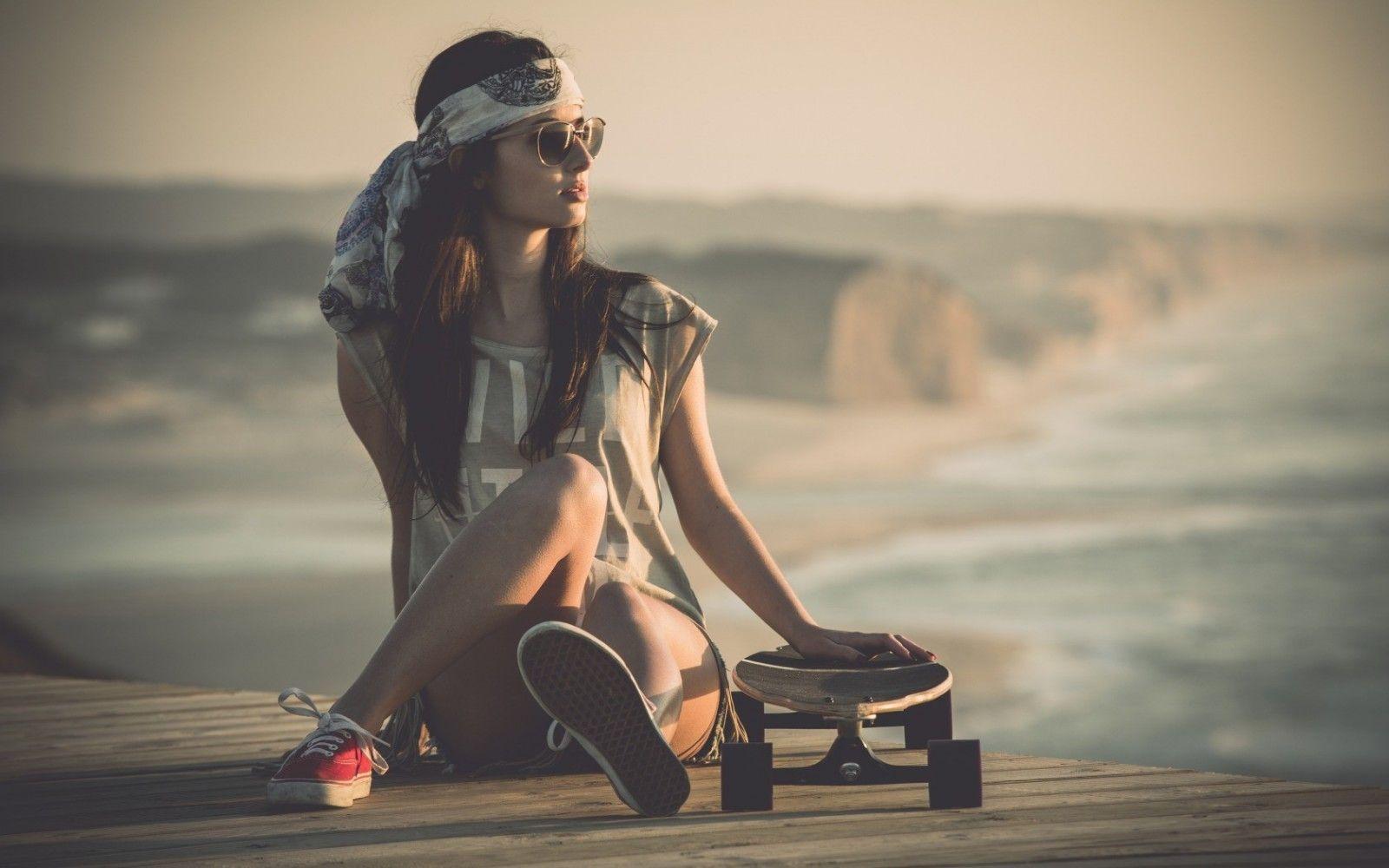 1600x1000 women, model, brunette, sitting, photography, glass, fashion, spring, Hipster Photography, red shoes, skating, romance, Skyfall, girl, beauty, woman, lady, photograph, footwear, human positions, photo shoot. Mocah.org HD Desktop Wallpaper