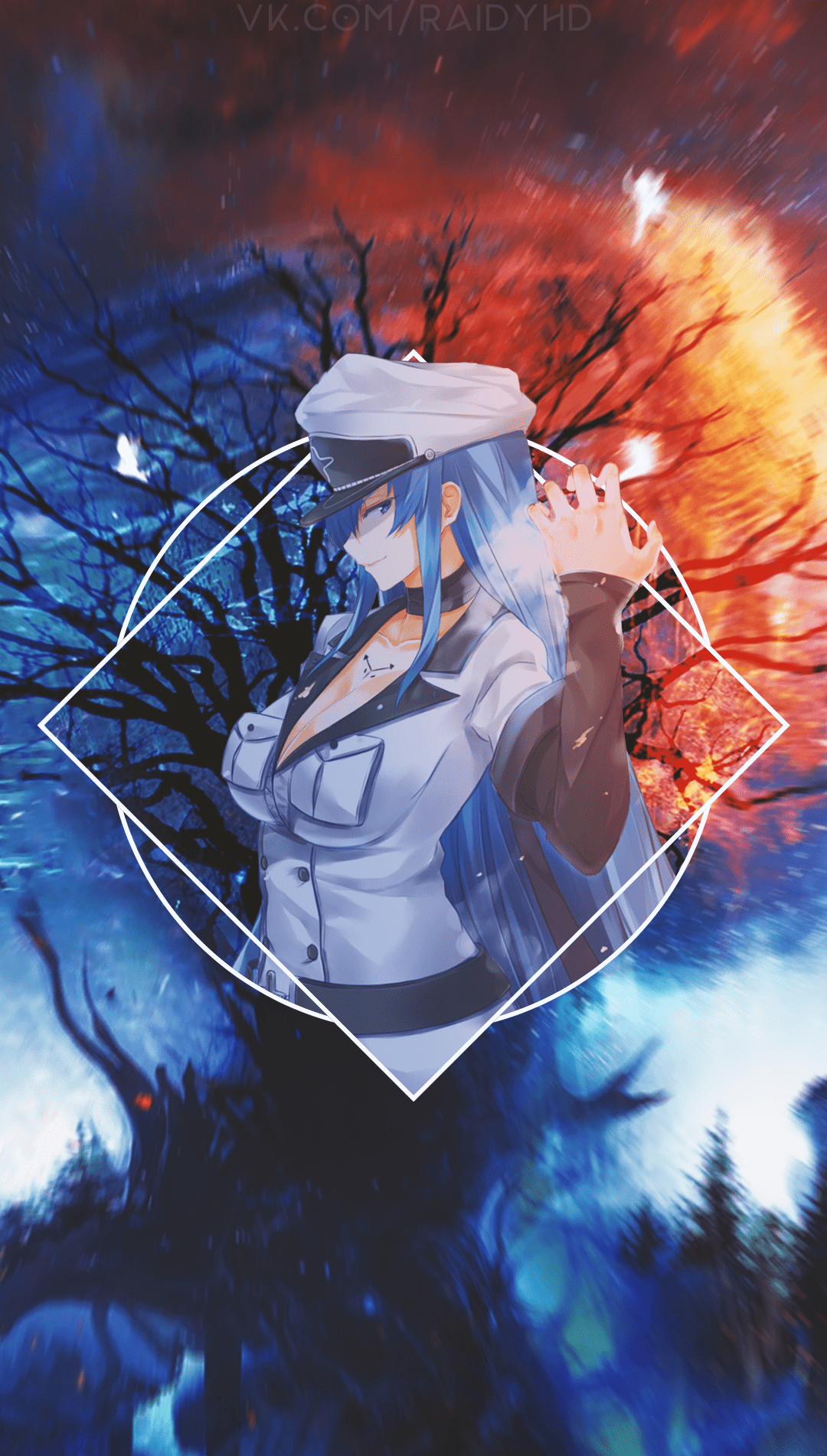 1080x1902 Anime, Anime Girls, Picture In Picture, Esdeath (Akame Ga Kill!), Akame Ga Kill!x1902 Wallpaper