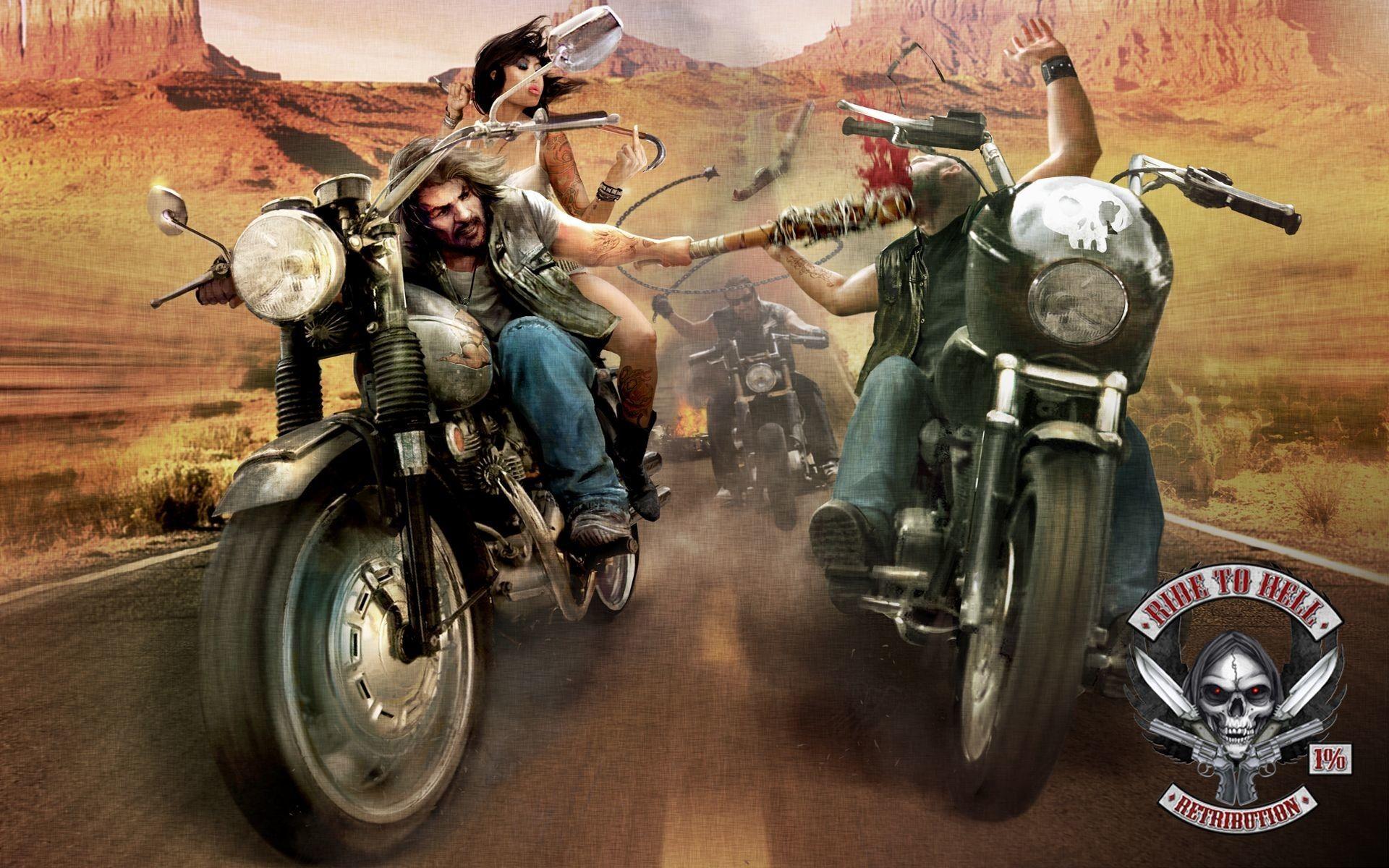 1920x1200 Outlaw Biker Fond d'écran