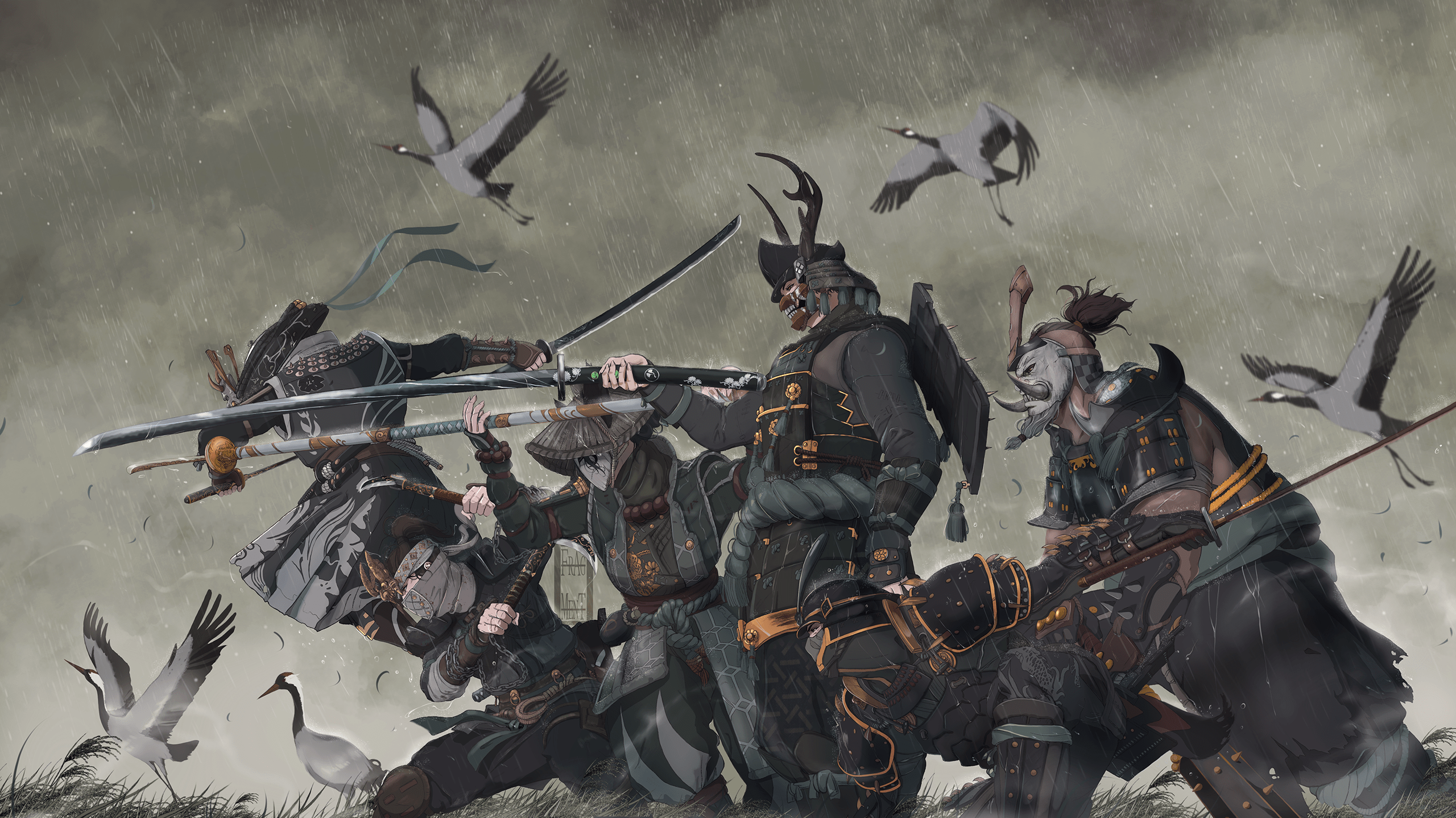 2560x1440 For Honor Image Anime Image Board