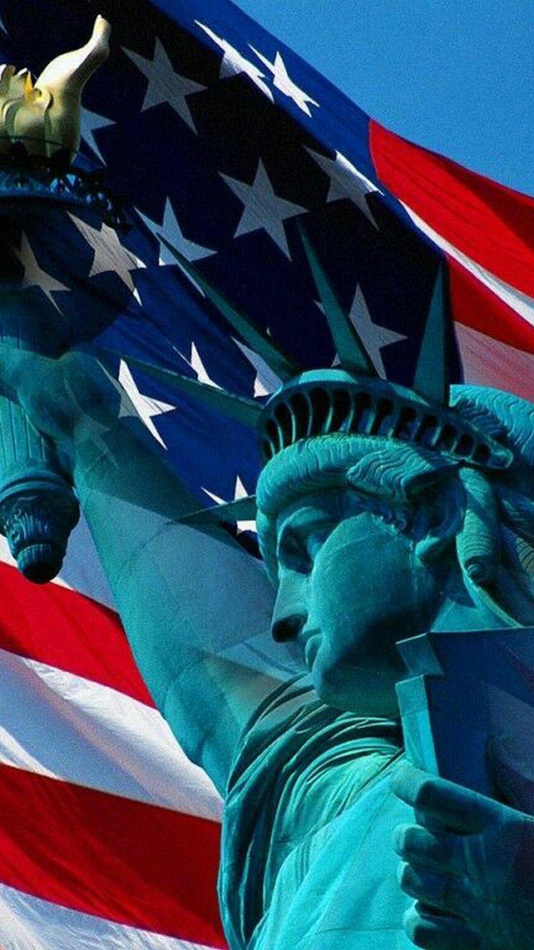 1080x1920 iPhone Wallpaper HD American Flag 3D iPhone Wallpaper