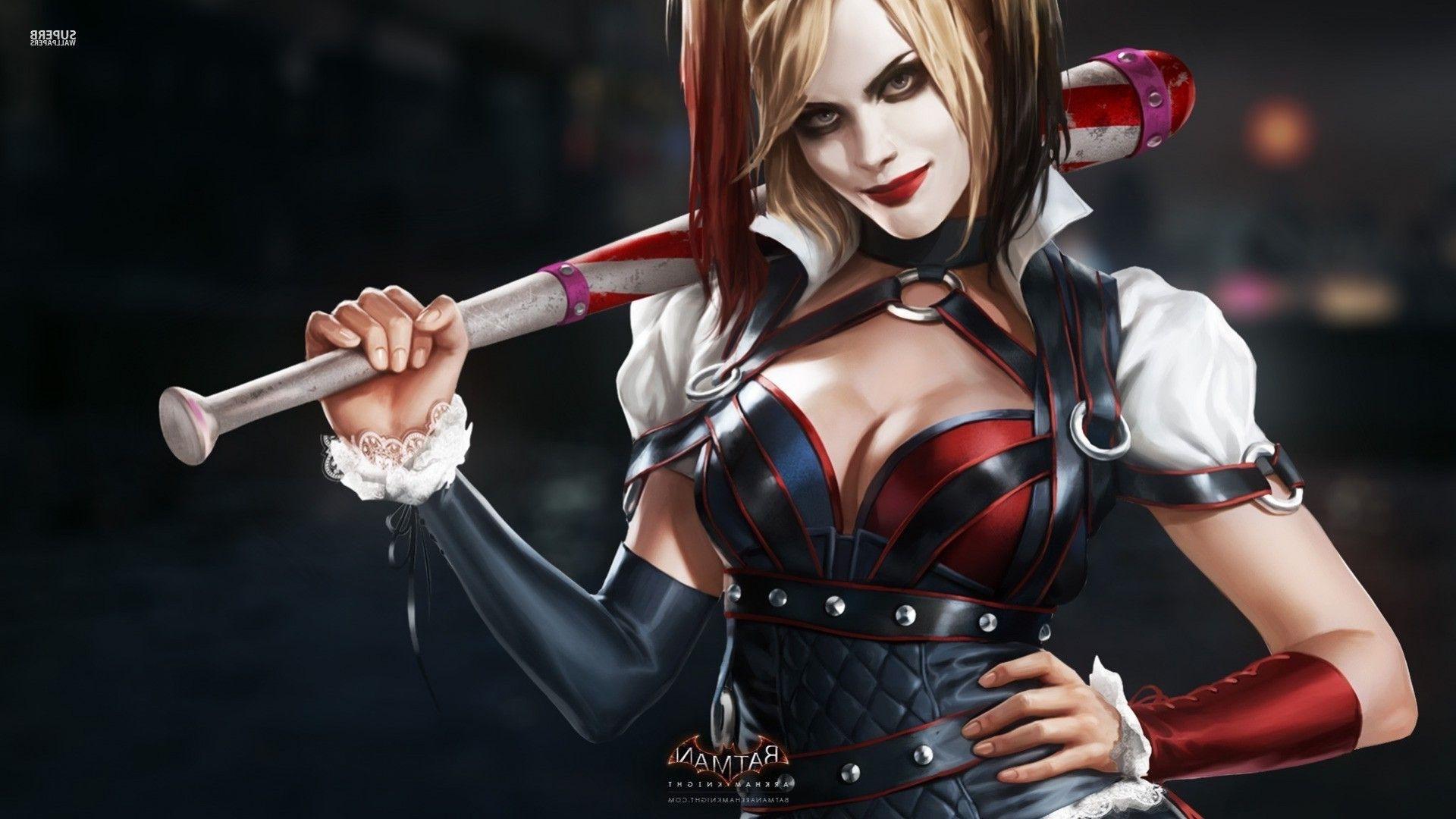 1920x1080 Batman, Batman: Arkham Knight, Harley Quinn, Women, Video Games Wallpaper HD / Desktop and Mobile Background
