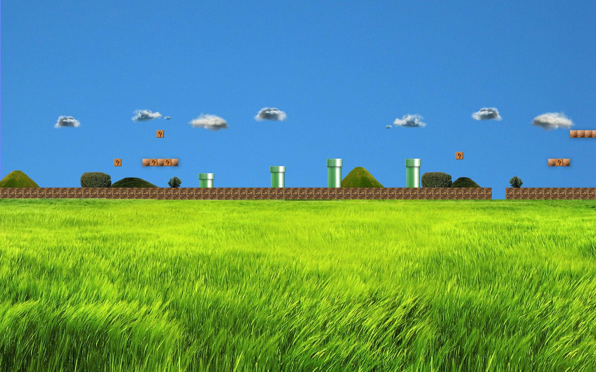1920x1200 Mario World Wallpaper