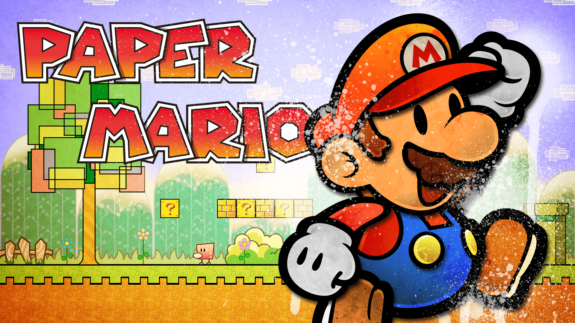 1920x1080 Super Paper Mario Wallpaper. Mario Wallpaper, Mario iPhone Wallpaper and Funny Mario Wallpaper