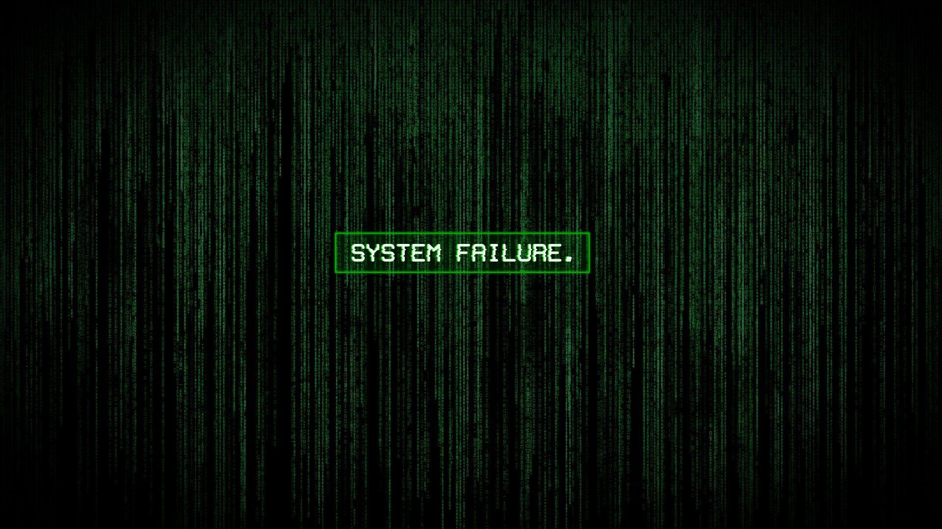 1920x1080 System Failure, HD Computer, 4k Wallpaper, Image, Background, Photo and Picture