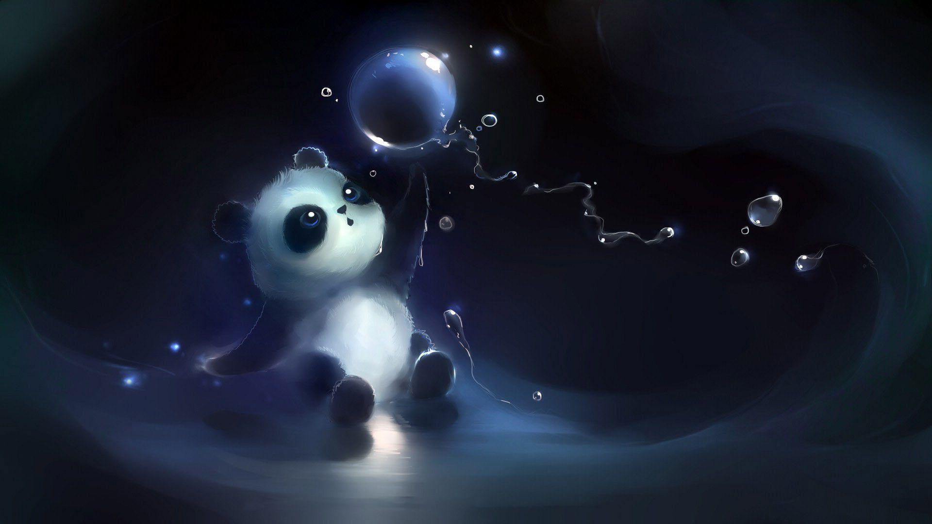 1920x1080 Cartoon Panda