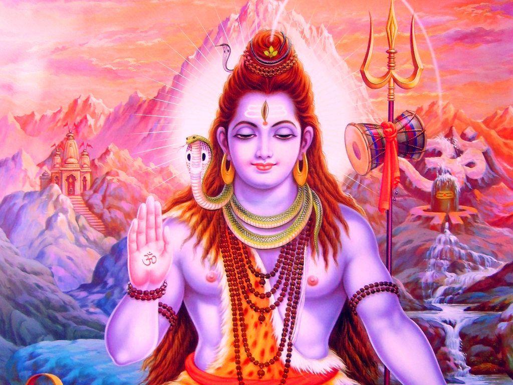 1024x768 3D god wallpaper of hindu gods