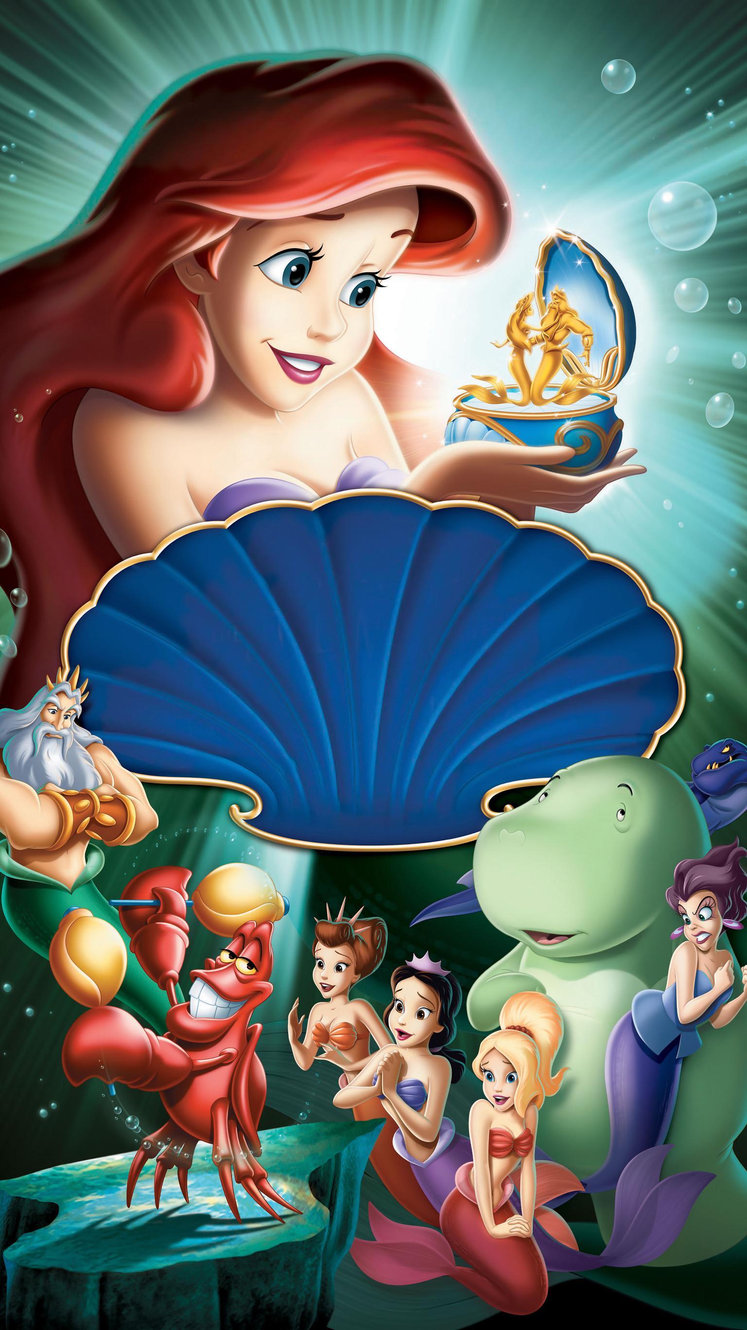 1536x2732 The Little Mermaid iPhone Wallpaper