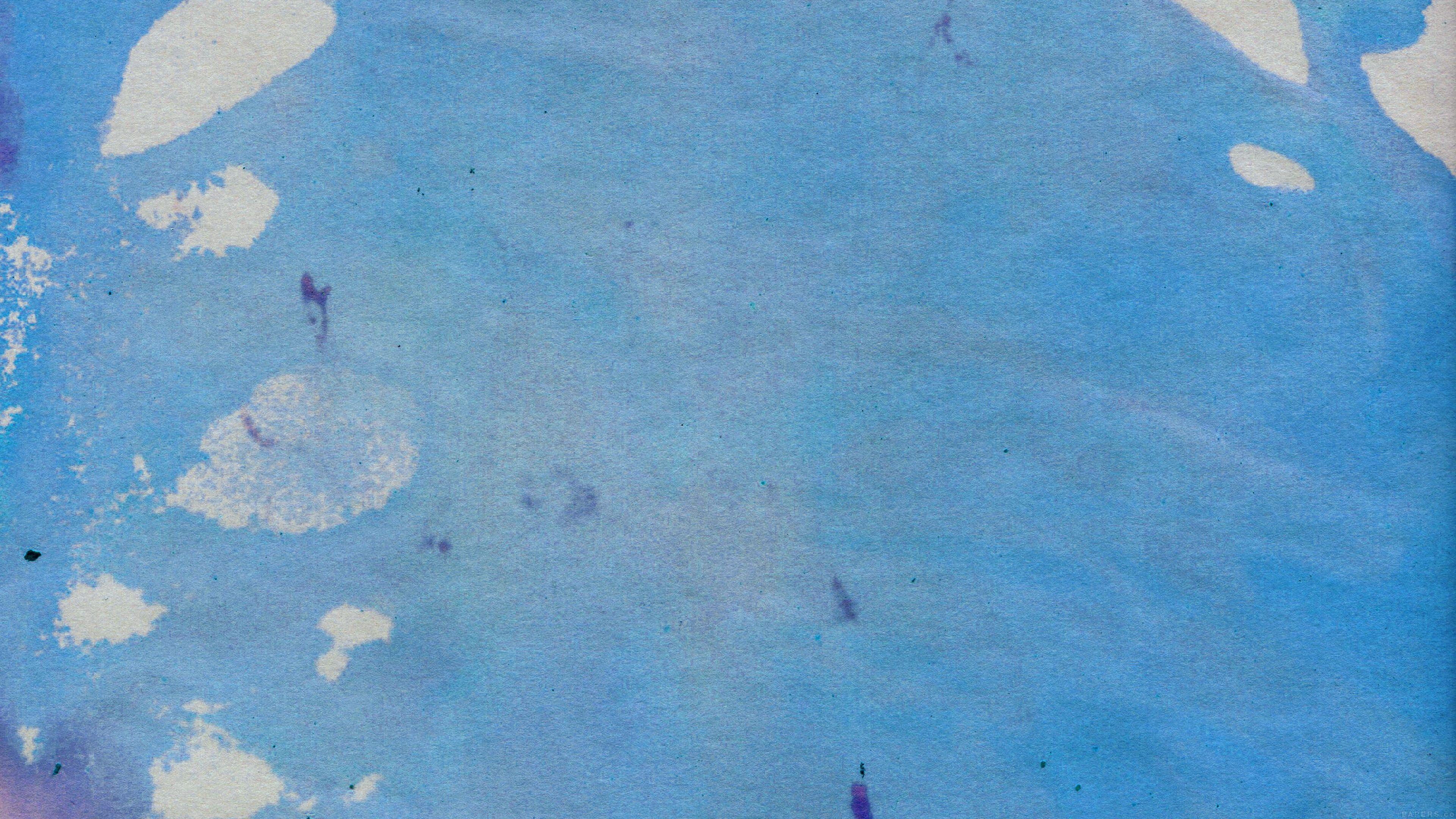 3840x2160 wallpaper for desktop, laptop. watercolor texture blue pattern