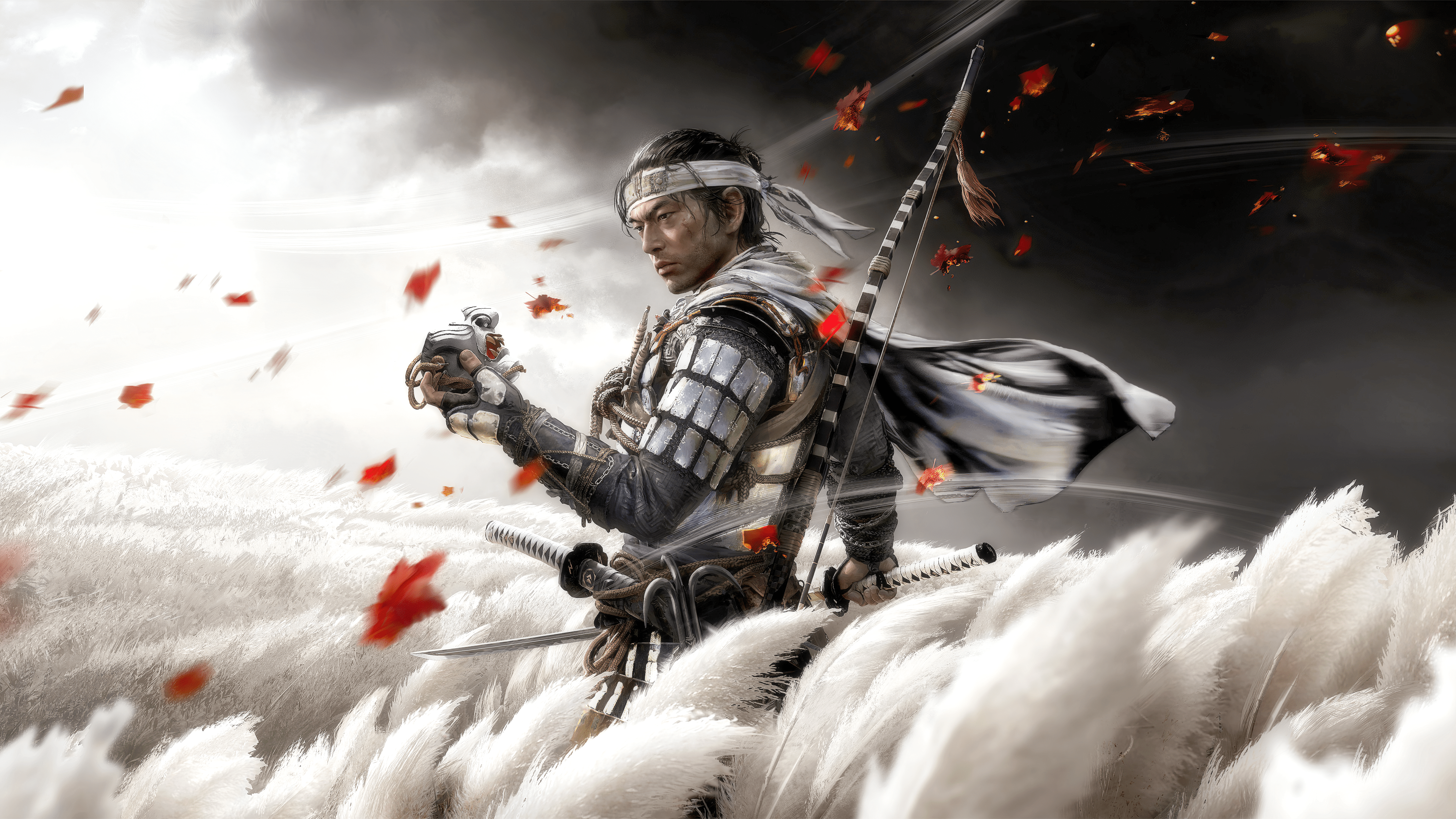 3840x2160 The Ghost Of Tsushima White Ghost Wallpaper By Nootherlike: ghostoftsushima