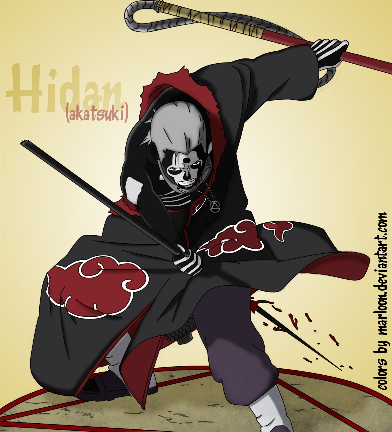 1360x1500 Hidan Akatsuki Wallpaper