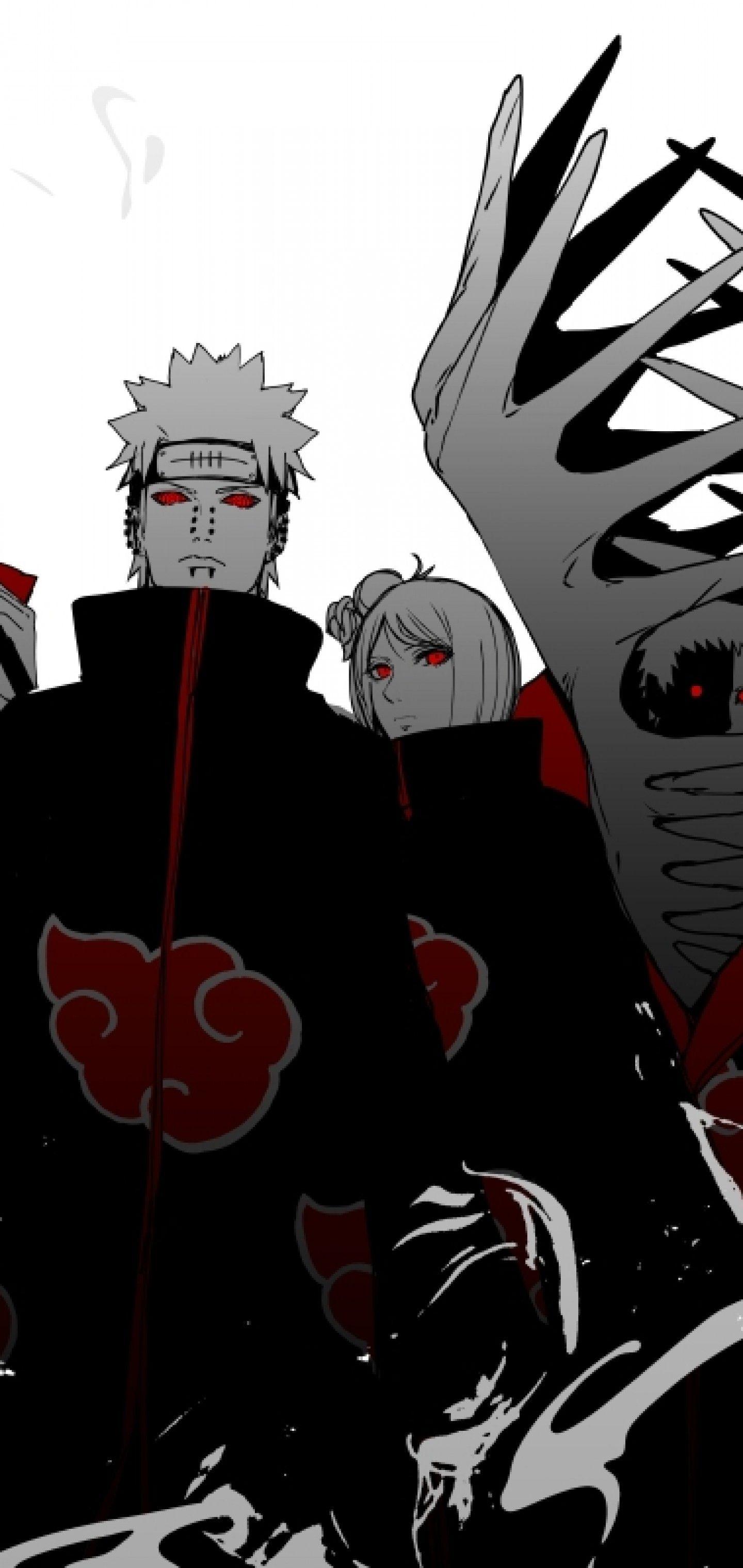 1440x3040 Download 1440x3040 Naruto, Pain, Akatsuki, Tendou, Konan, Deidara, Hoshigaki Kisame, Hidan, Kakuzu, Tobi, Uchiha Madara Wallpaper for Samsung Galaxy S10 Plus
