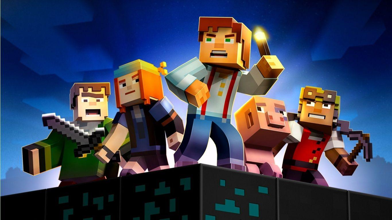 Minecraft story mode кто озвучивал