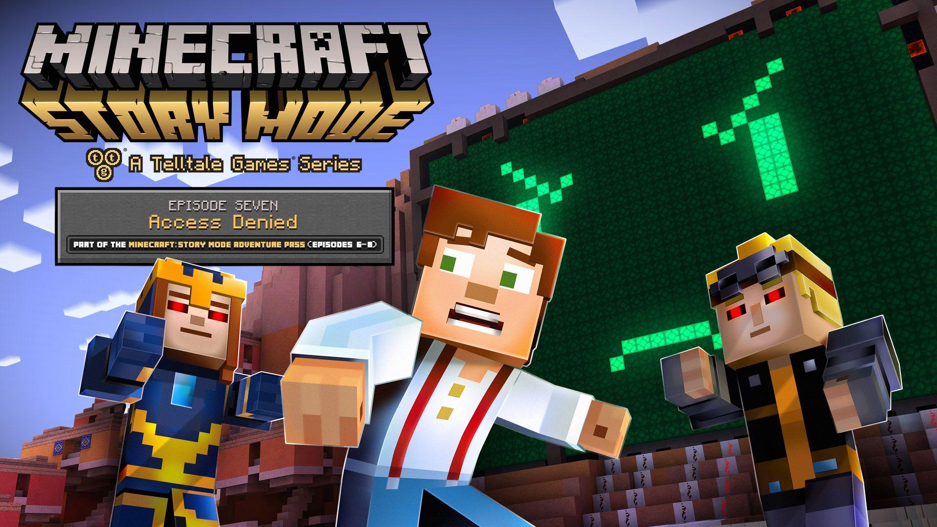 1920x1080 Free Minecraft: Story Mode Wallpaper in 1920x1080