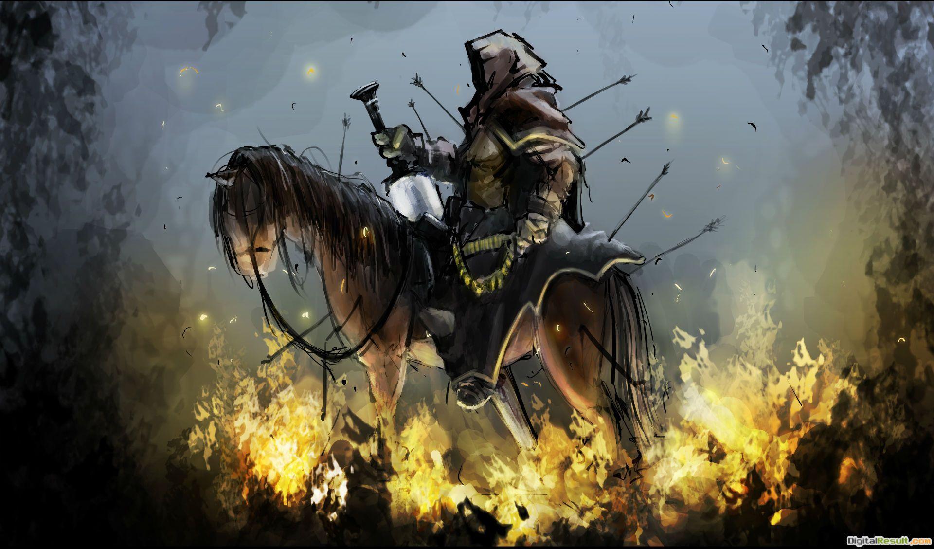 1920x1128 Second Horseman of the Apocalypse religion revelations bible dark 736 - Four Horsemen Of The Apocalypse Wallpaper