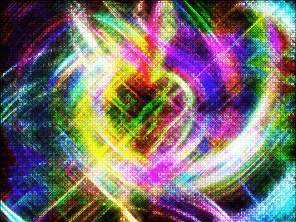 1024x768 Abstract Heart Wallpaper