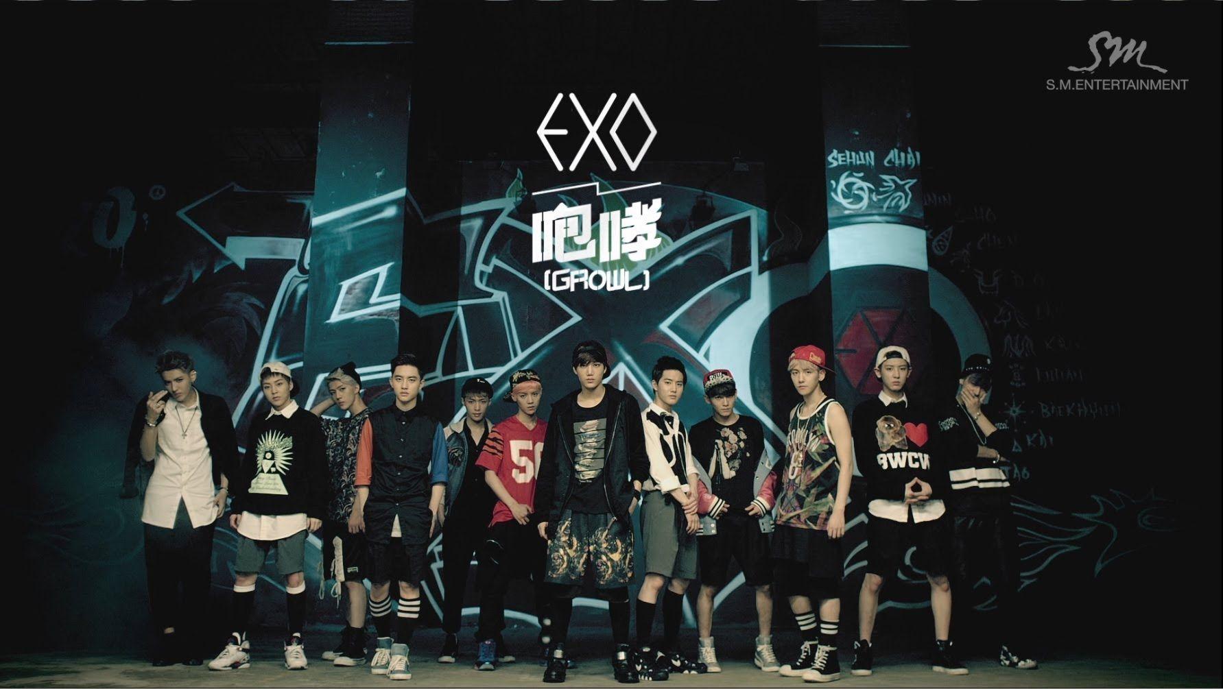 Exo Growl Wallpapers Top Free Exo Growl Backgrounds Wallpaperaccess