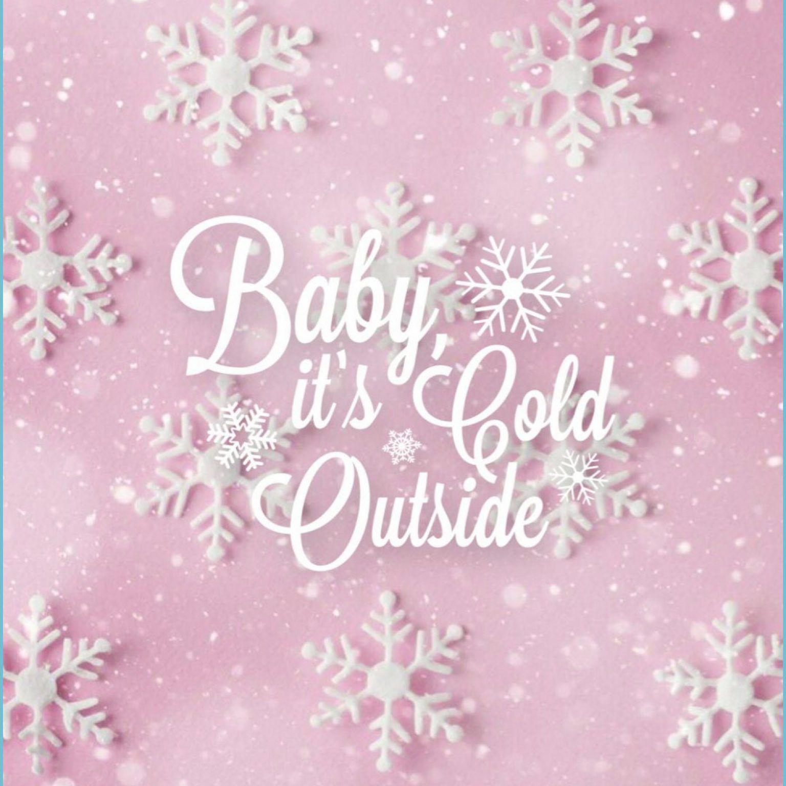 1536x1536 Pink snowflakes winter Christmas phone wallpaper christmas wallpaper
