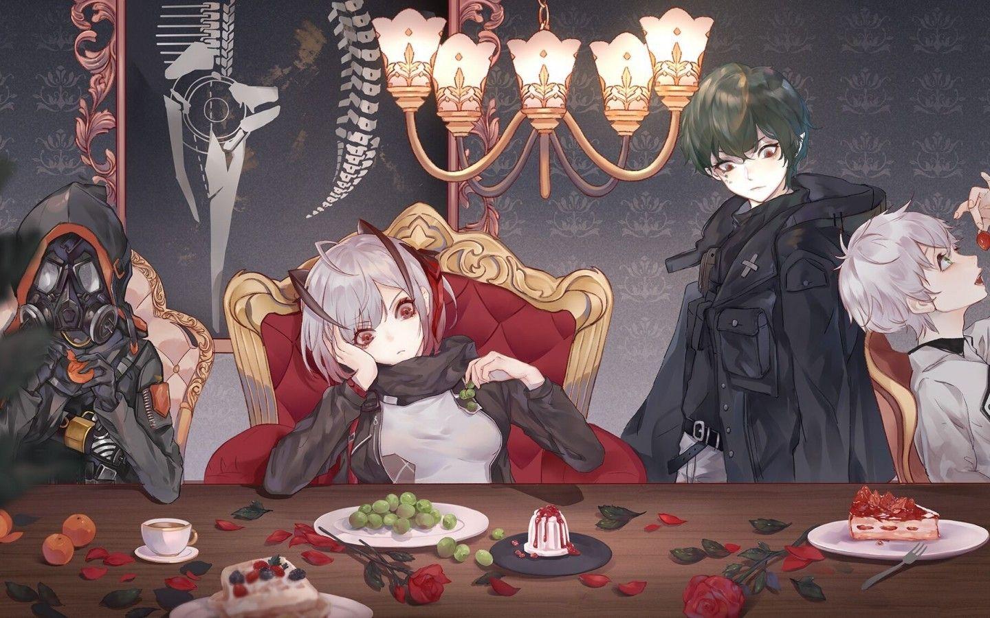 1440x900 Download 1440x900 Arknights, Faust, Mephisto, W, Skullshatterer, Desserts, Anime Games Wallpaper for MacBook Pro 15 inch, MacBook Air 13 inch