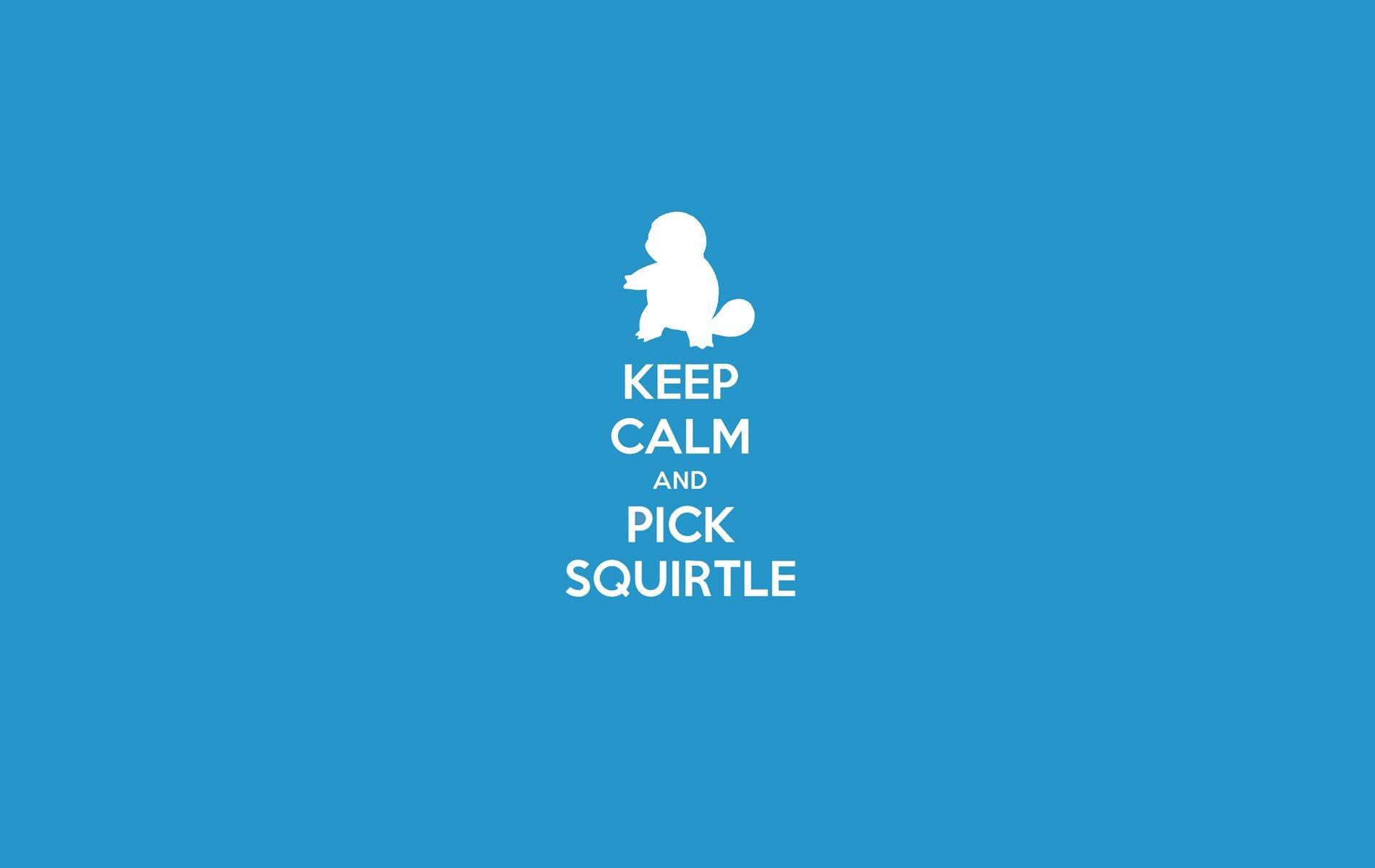 1900x1200 Keep Calm Blue Pokemon Squirtle