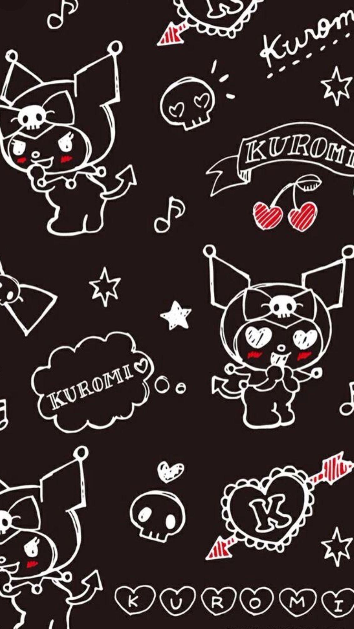 Kuromi Iphone Wallpapers Top Free Kuromi Iphone Backgrounds Wallpaperaccess