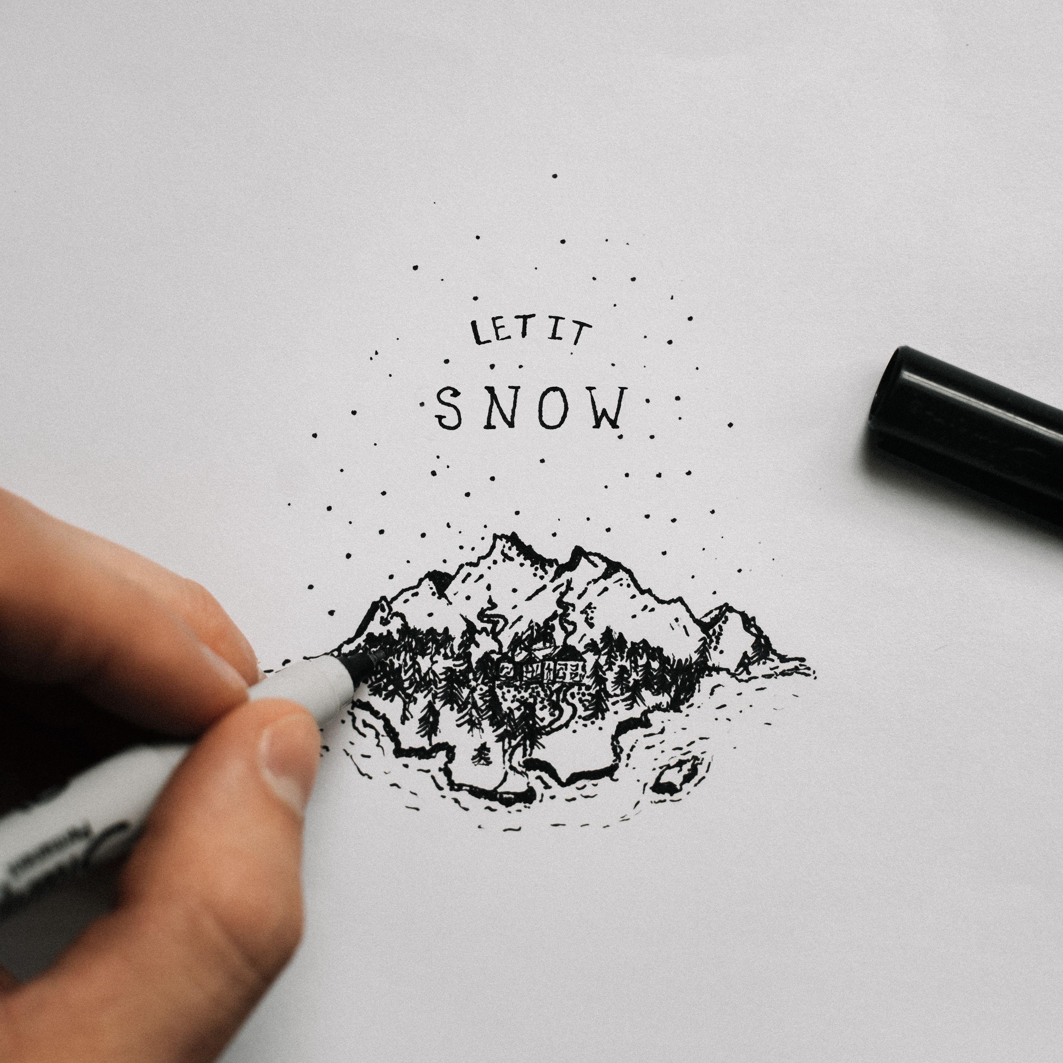 3415x3415 Download wallpaper 3415x3415 drawing, inscription, hand, pen, ink ipad pro 12.9 retina for parallax HD background