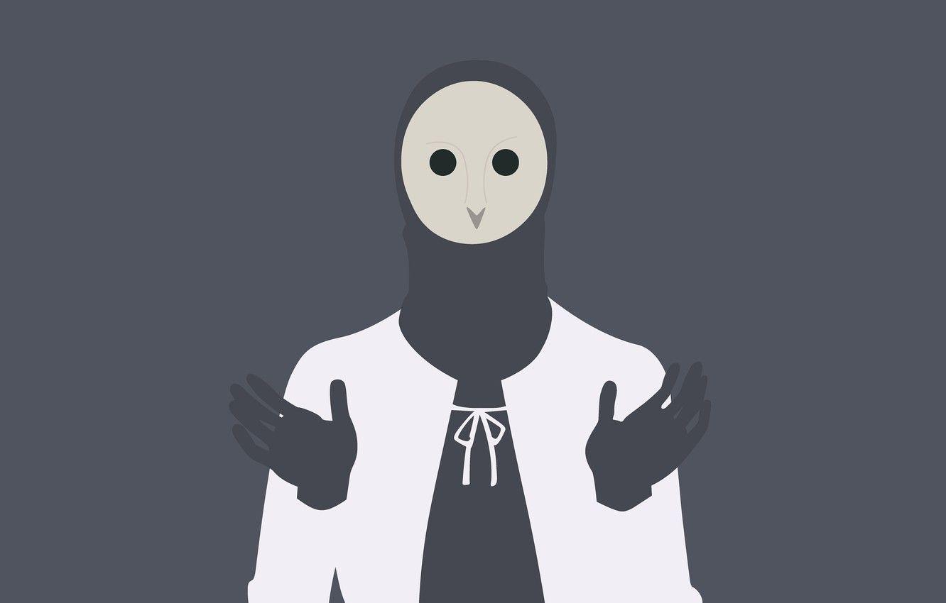 1332x850 Wallpaper background, mask, Flying Witch image for desktop, section сёнэн