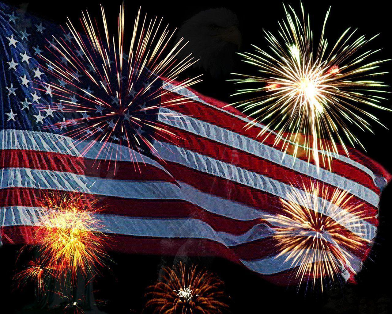 1280x1024 Free 4th Of July Background