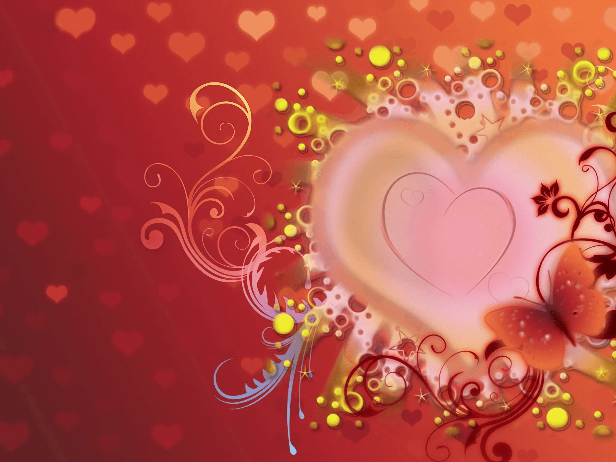 2048x1536 Abstract Heart Full HD Wallpaper and Background Imagex1536