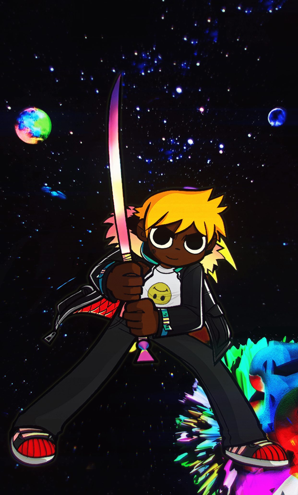 1242x2063 Anime Lil Uzi Wallpaper