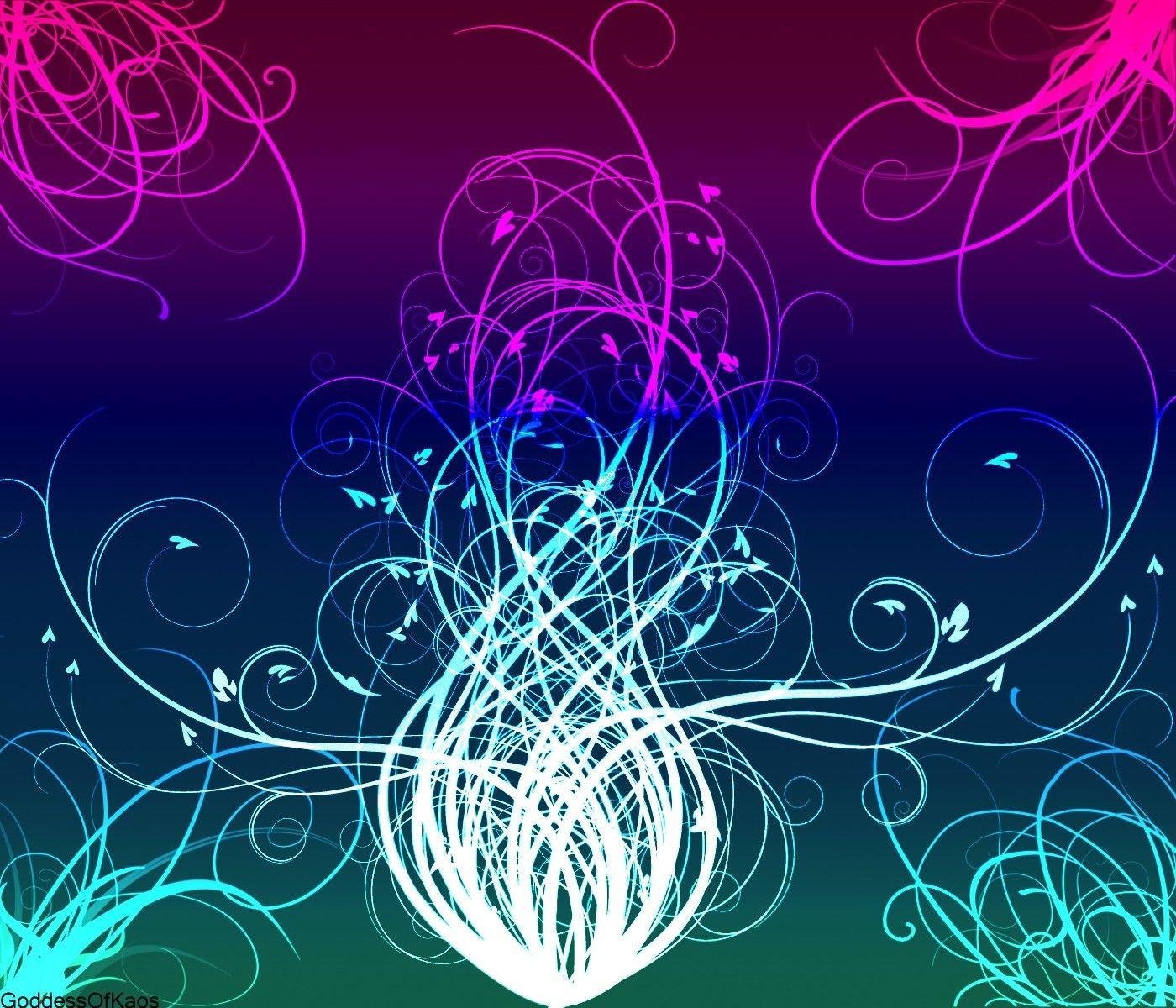 1400x1200 Flowers: White Swirling Hearts Swirls Purple Flowers Pink Flower