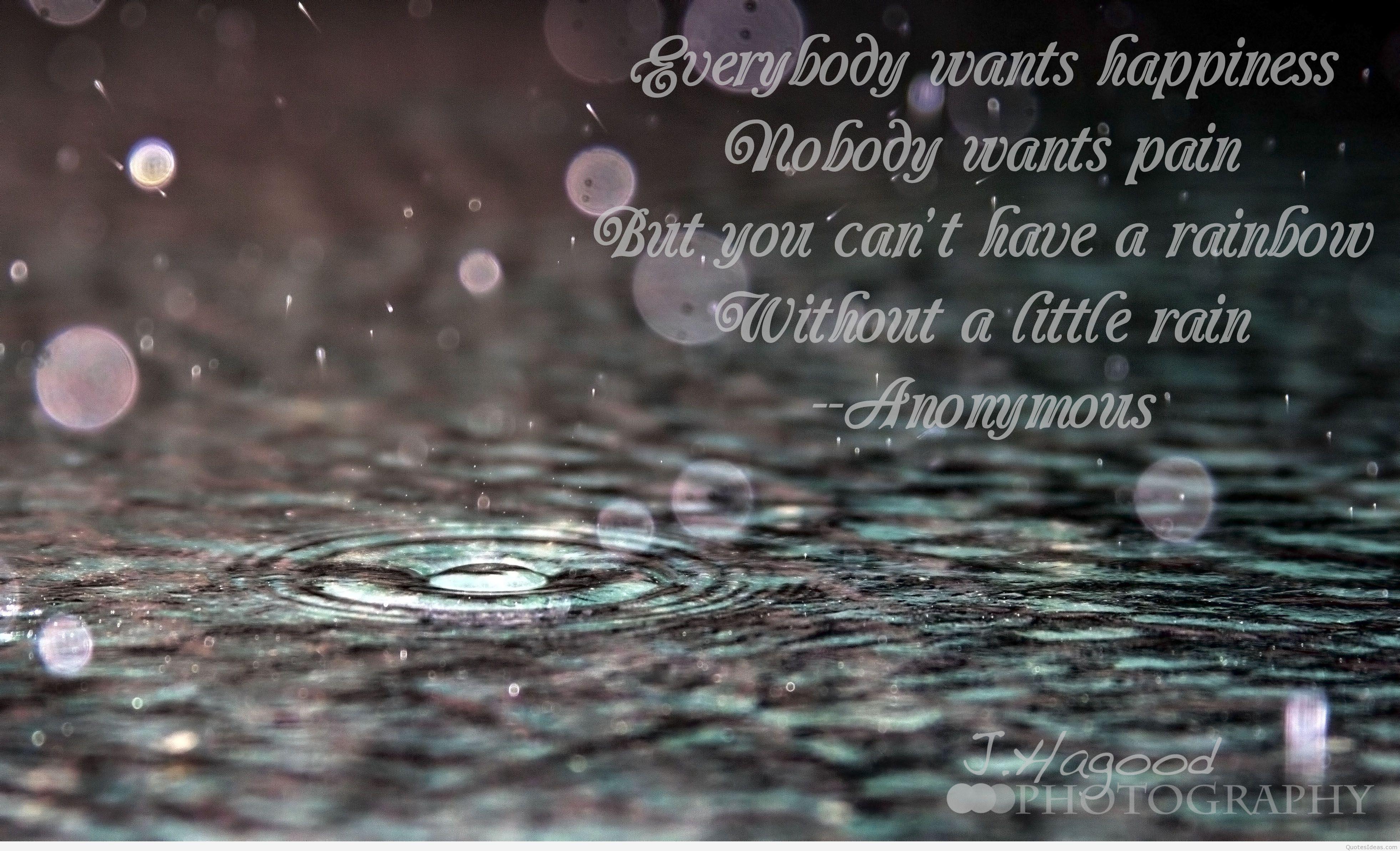 beautiful rain wallpaper with quotes