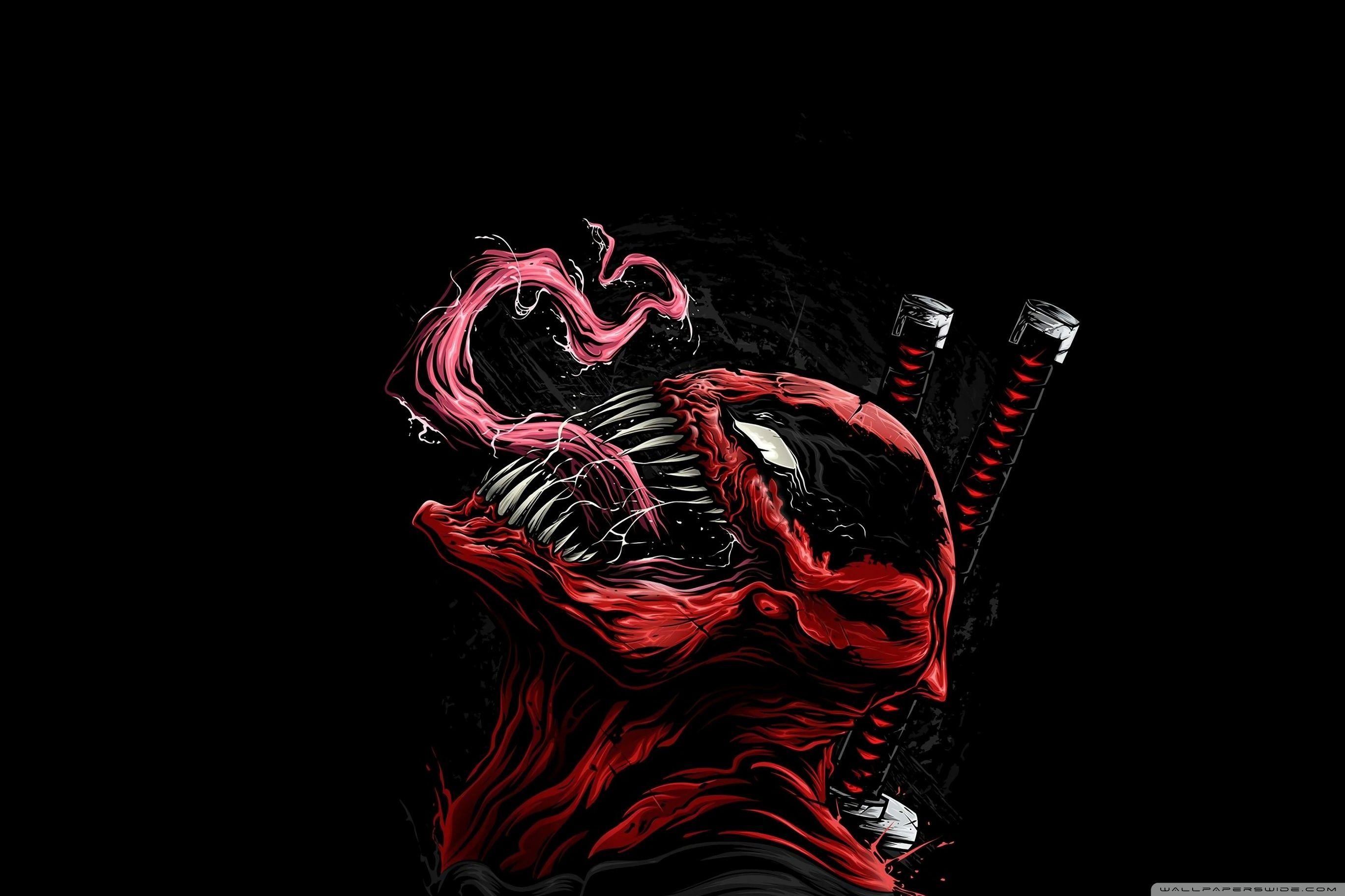 2736x1824 Deadpool Venom Illustration Artwork Comics Ultra HD Desktop Background Wallpaper for 4K UHD TV : Widescreen & UltraWide Desktop & Laptop : Multi Display, Dual Monitor : Tablet