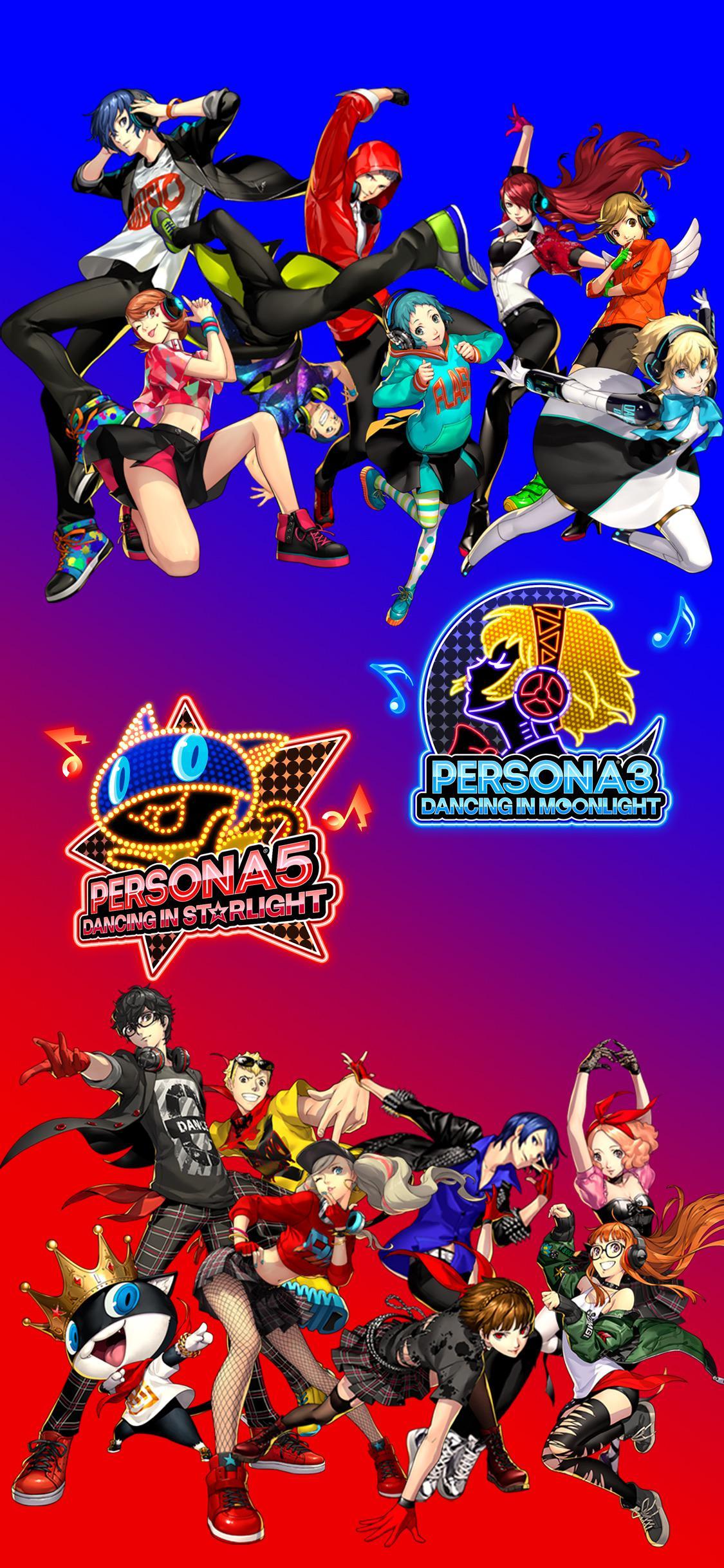 1125x2436 P5 x P3 Dancing wallpaper. How does it look, anything I should add or fix? Again it's was made from an iphone x templete but i think this should fit but if