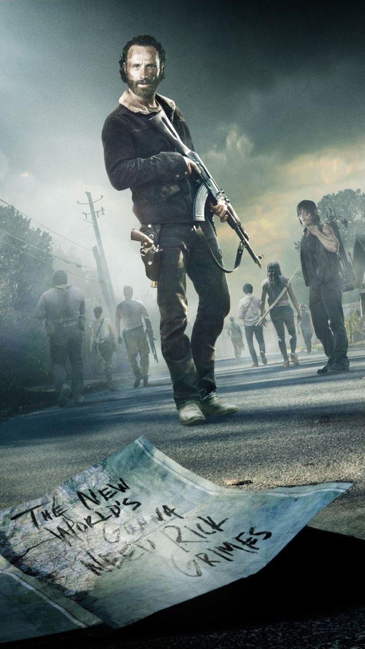 750x1334 The Walking Dead Wallpaper for Mobile Phones. WhatsApp Tools