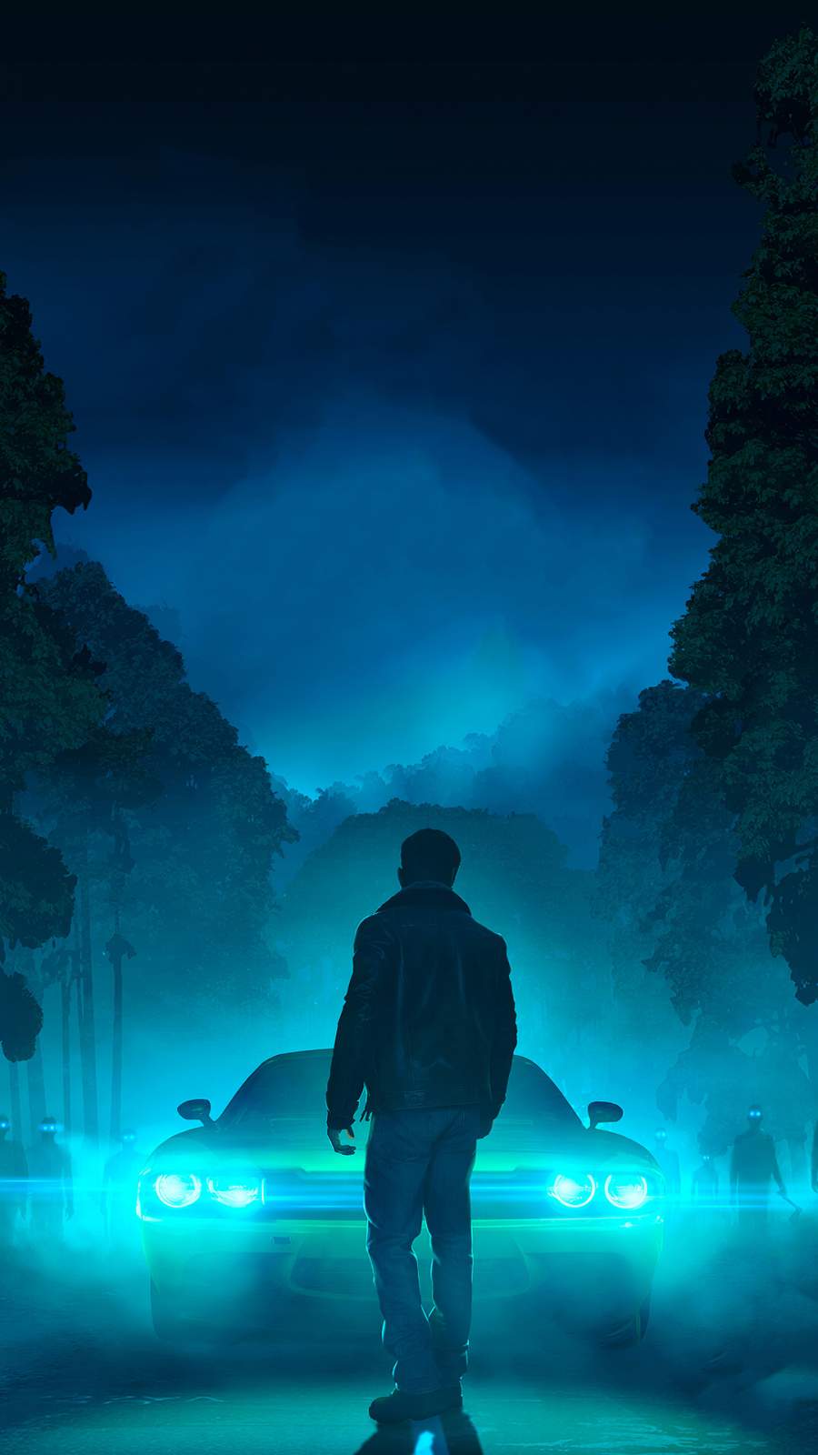 900x1600 Man and Muscle Car iPhone Wallpaper Wallpaper : iPhone Wallpaper