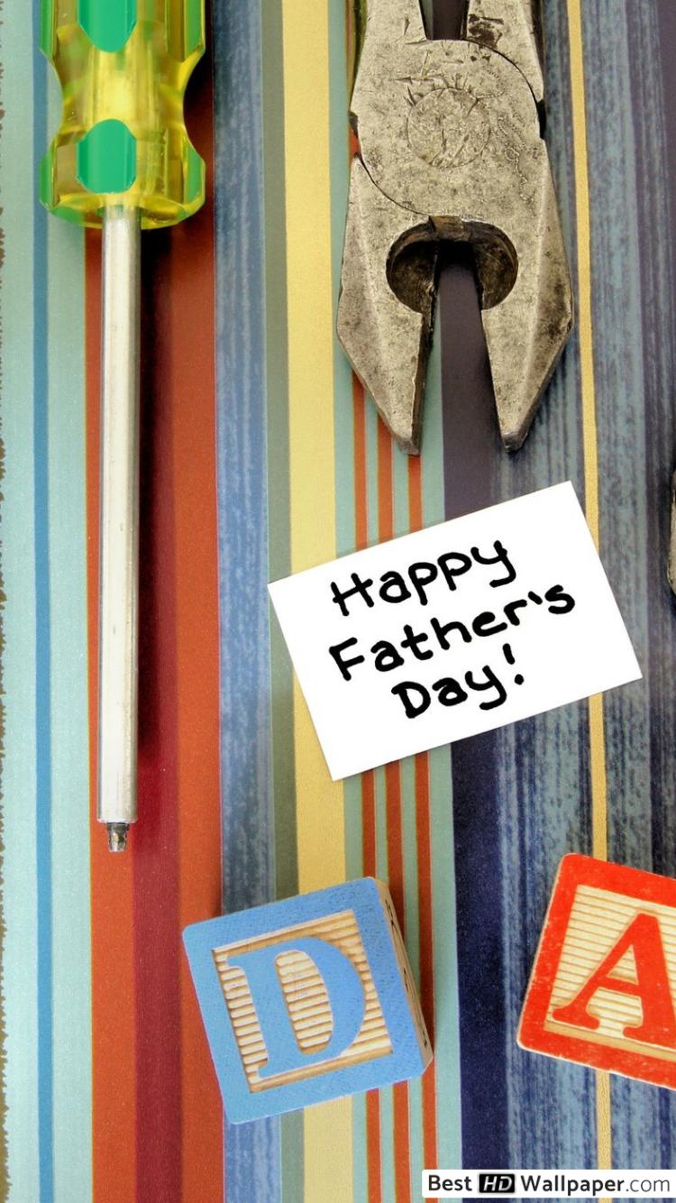 750x1334 Happy Father's Day HD wallpaper download