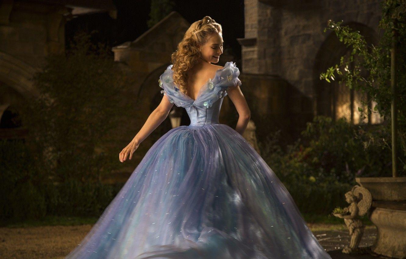 1332x850 Wallpaper Girl, Fantasy, Beautiful, Blue, Wallpaper, Family, Blonde, Woman, Cinderella, Year, Walt Disney Picture, Movie, Film, Hair, Dress, Adventure image for desktop, section фильмы