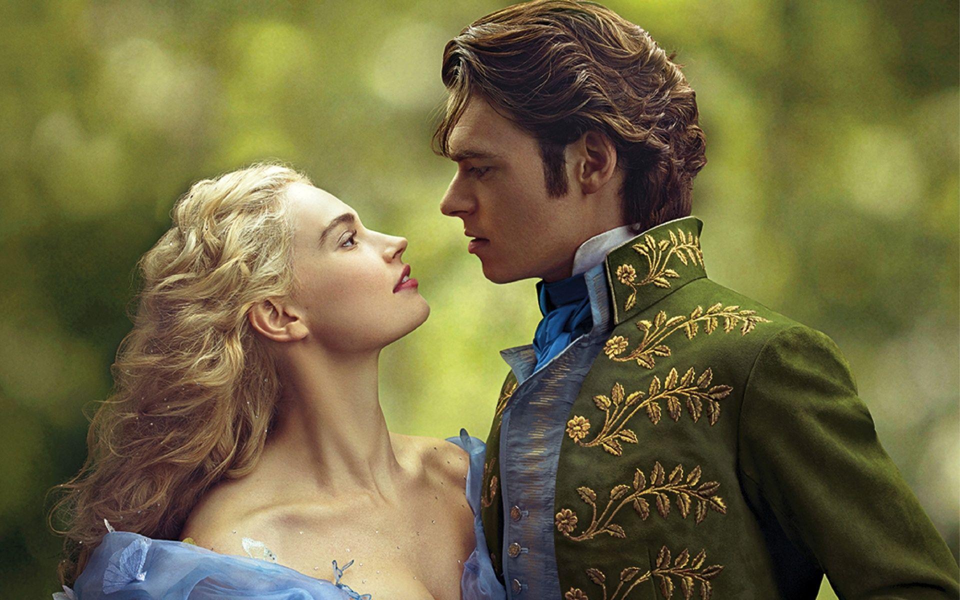 1920x1200 Lily James And Richard Madden Cinderella Movie Wallpaper