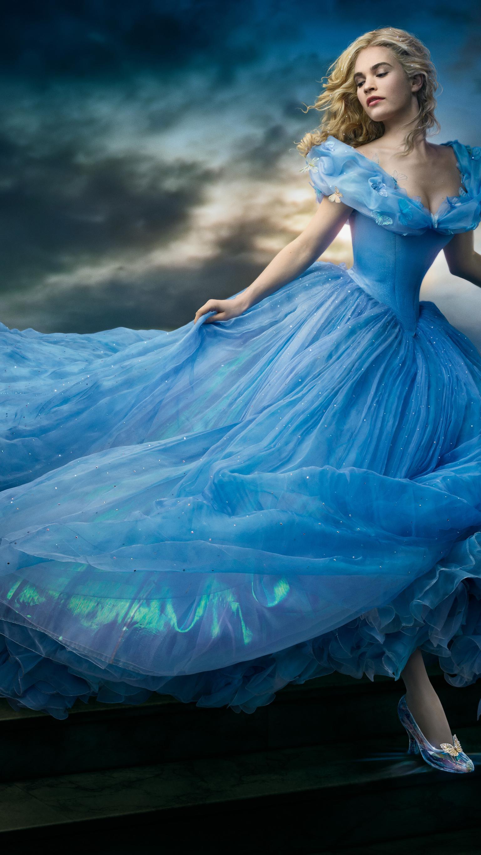 1536x2732 Cinderella (2015) Phone Wallpaper
