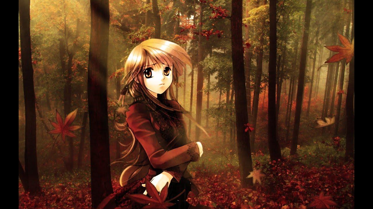 1280x720 Anime Girl In Fall - 1280x720 - Tải xuống Hình nền HD