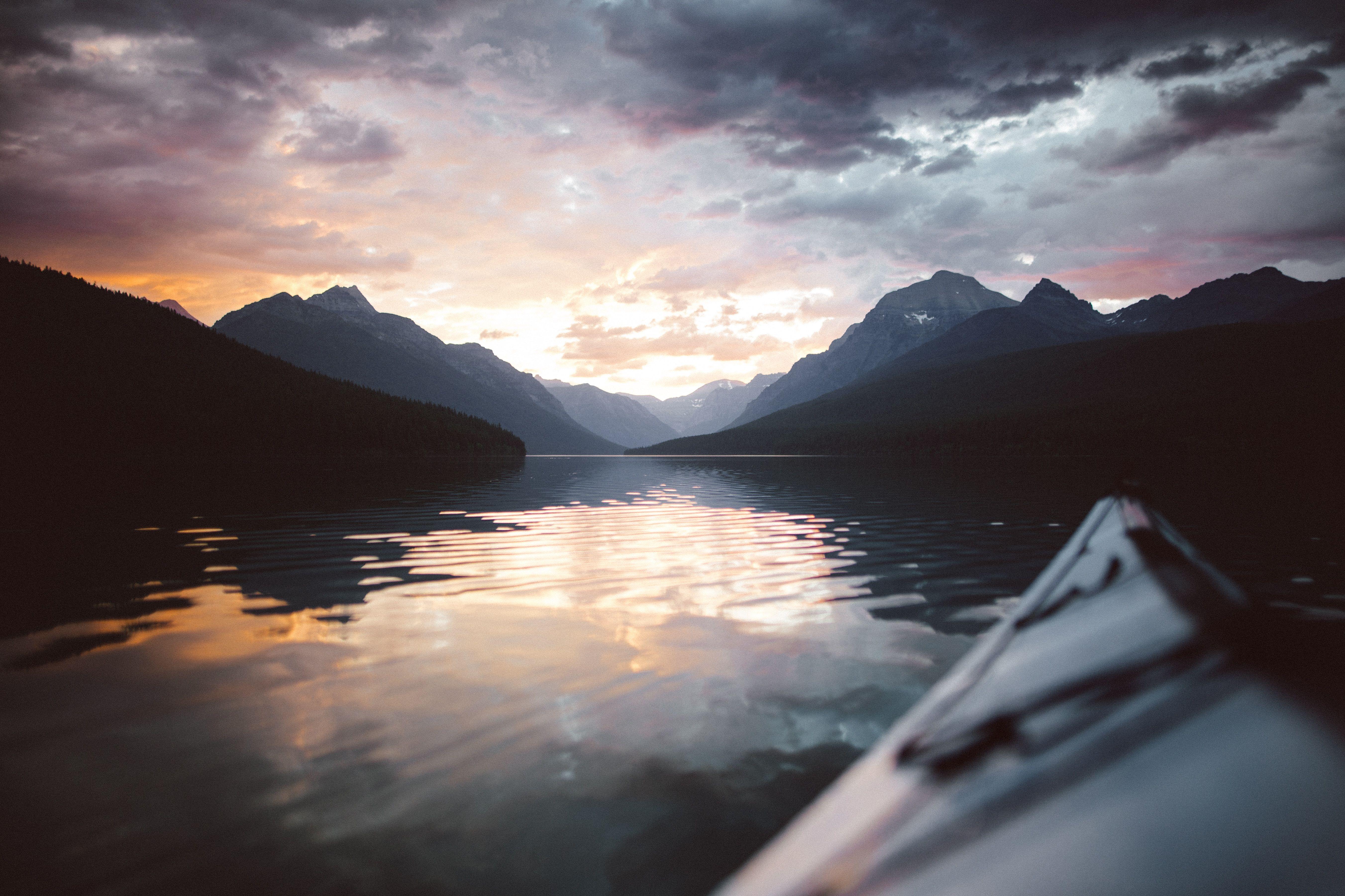 5406x3604 5406x3604 #reflection, #cloud, #serene, #dark, #color, #sunrise, #dawn, #rocky, #water, #mountain, #montana, #Free , #lake, #boat, #epic, #sky, #landscape, #nature, #forest. Mocah.org HD Desktop Wallpaper