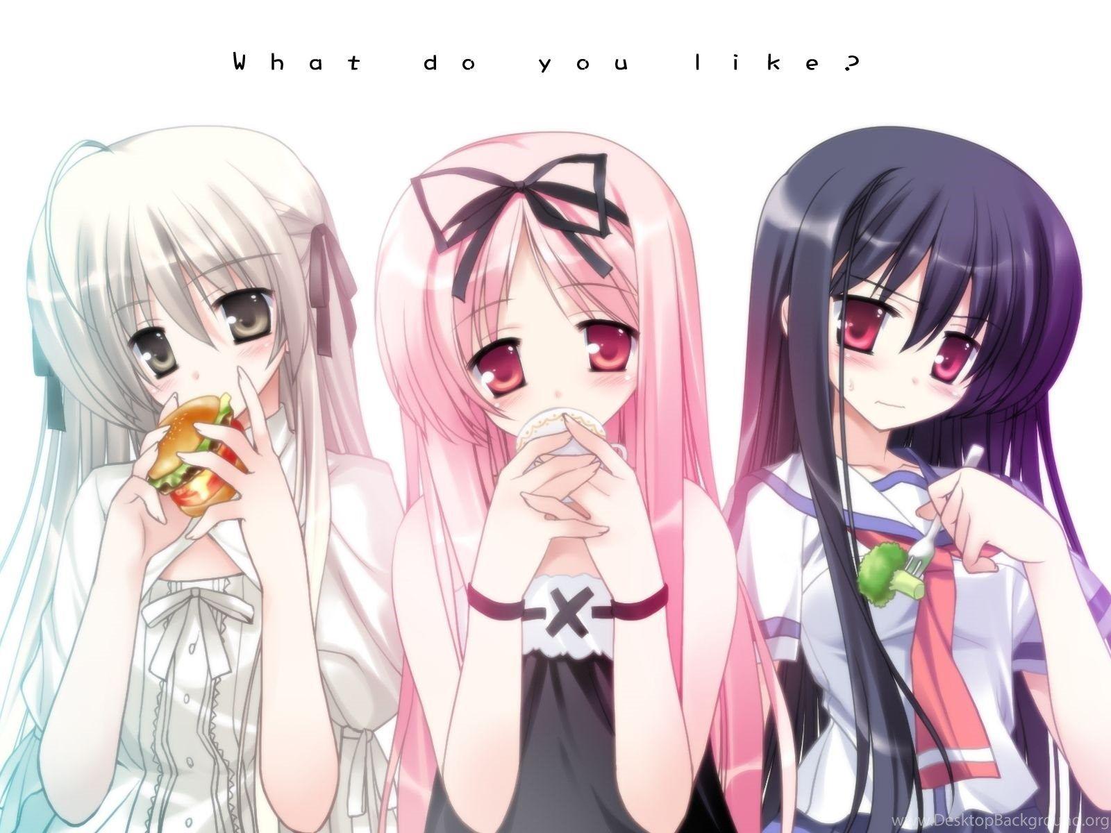 1600x1200 Japanese Cartoon Girls Beautiful Girls Cartoon HD Wallpaper