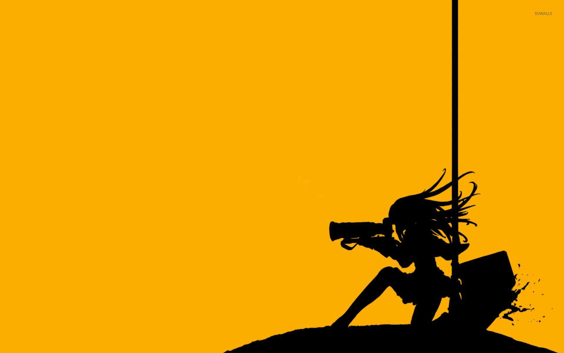 1920x1200 Girl with a camera gun wallpaper wallpaper