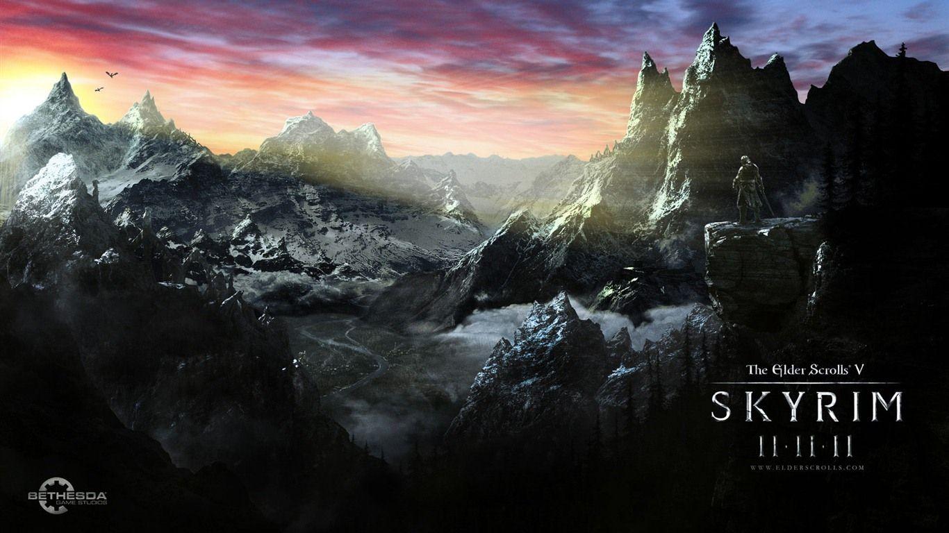 1366x768 Skyrim HD Wallpaper 1366x768