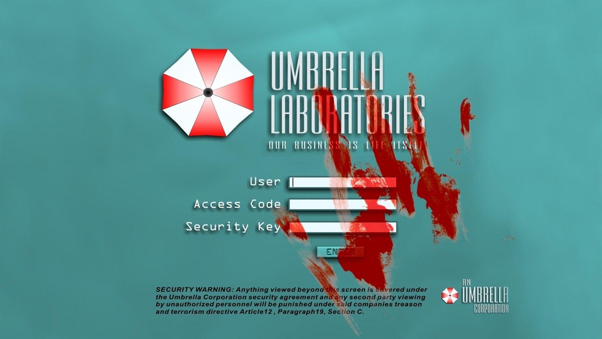 1920x1080 Umbrella Corporation, Resident Evil, Video Games, Blood Wallpaper HD / Desktop and Mobile Background