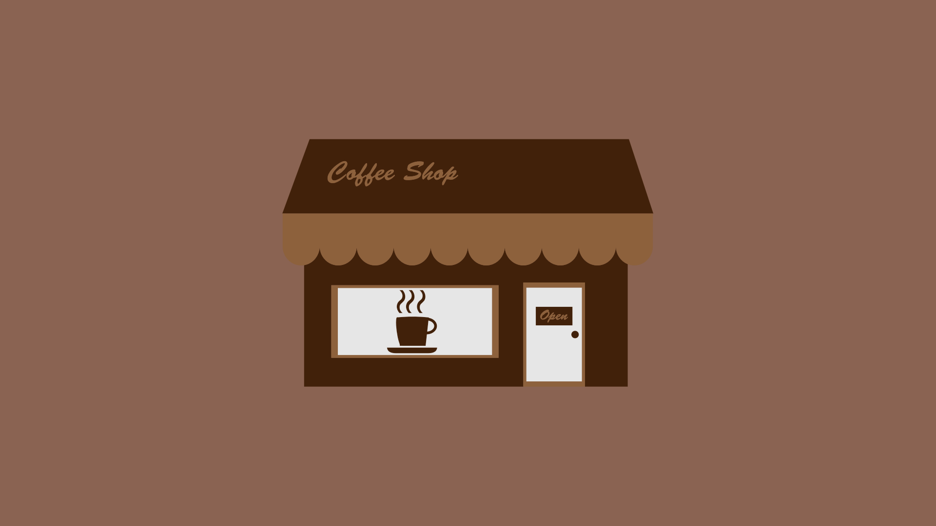 Minimalist Coffee Desktop Wallpaper