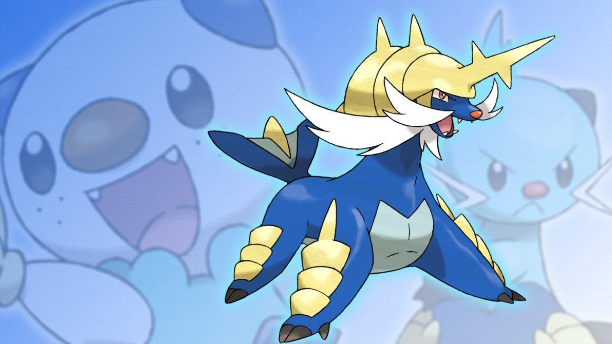 1191x670 Oshawott, Dewott, and Samurott Wallpaper